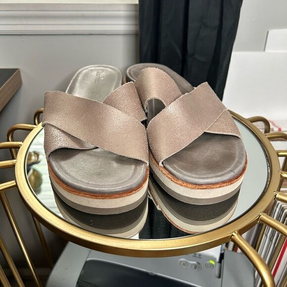 MERRELL JUNO SLIDE SANDAL (METALLIC) - Picture 5 of 8